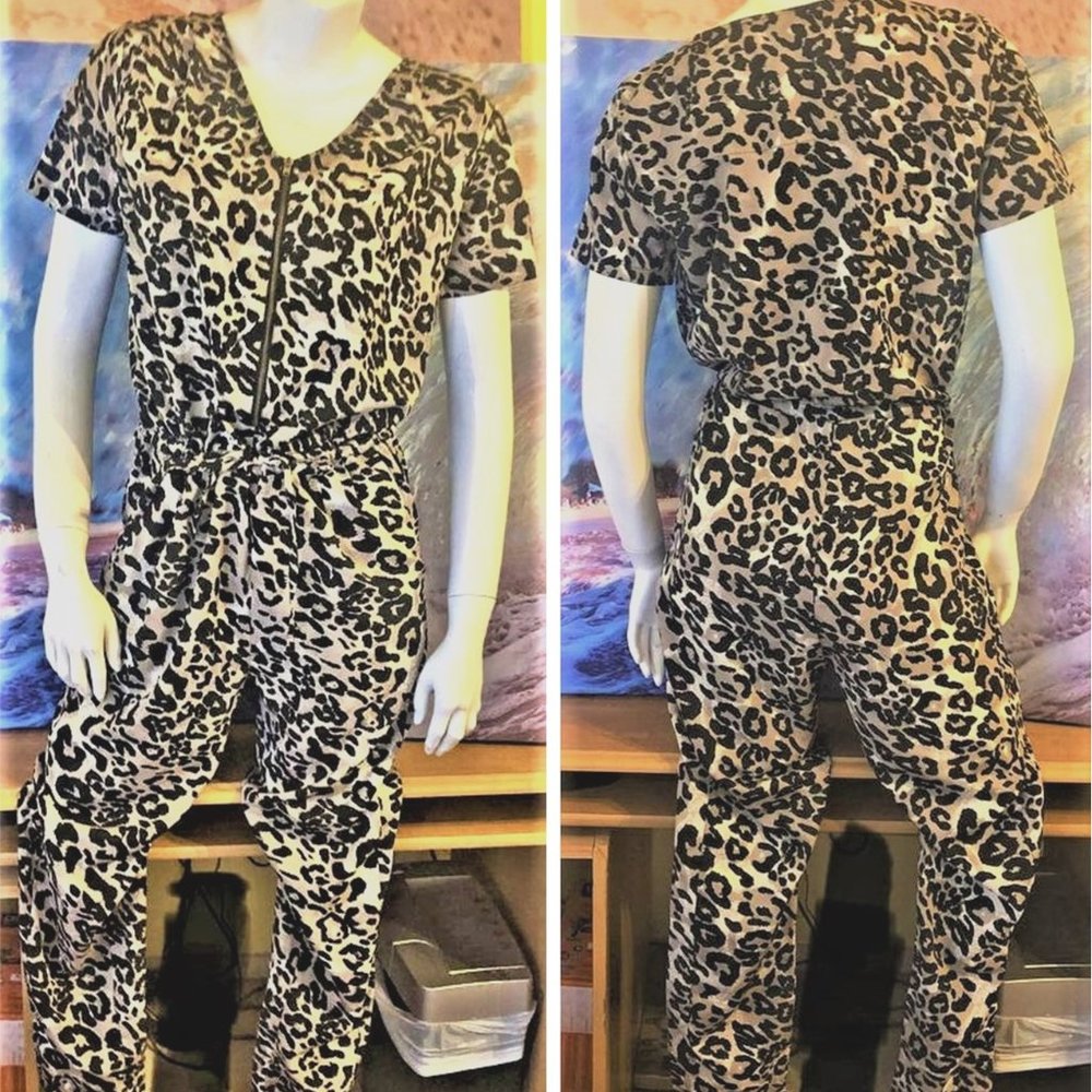 Small Leopard Jumpsuit